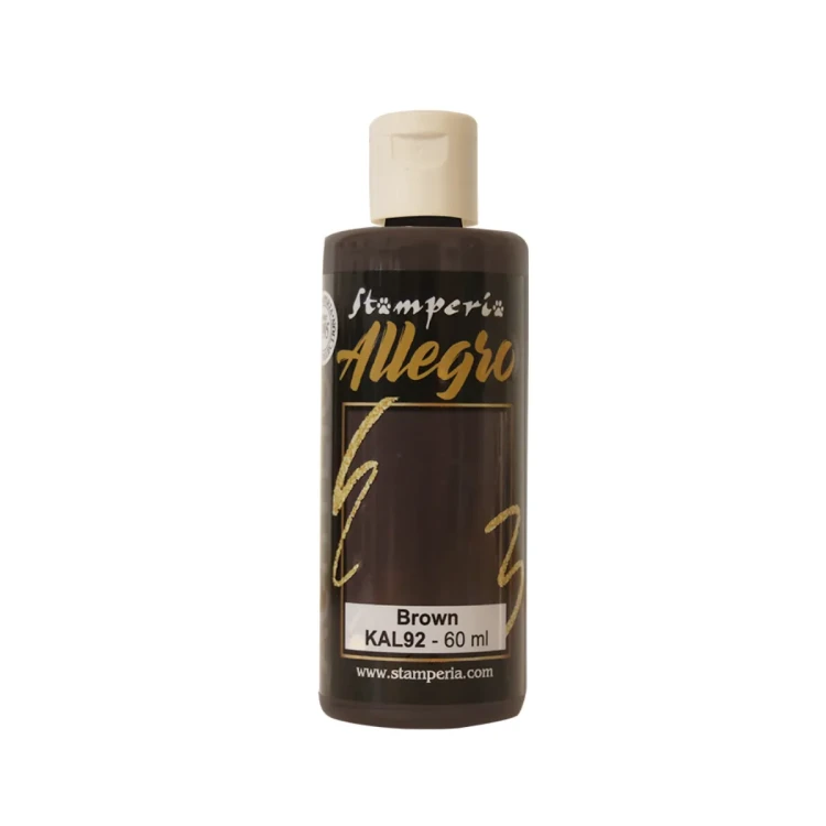 Farba Akrylowa Allegro Brązowy