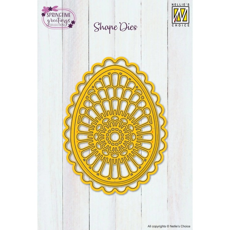 Wykrojnik Jajko Wielkanocne Scandinavian Eggs