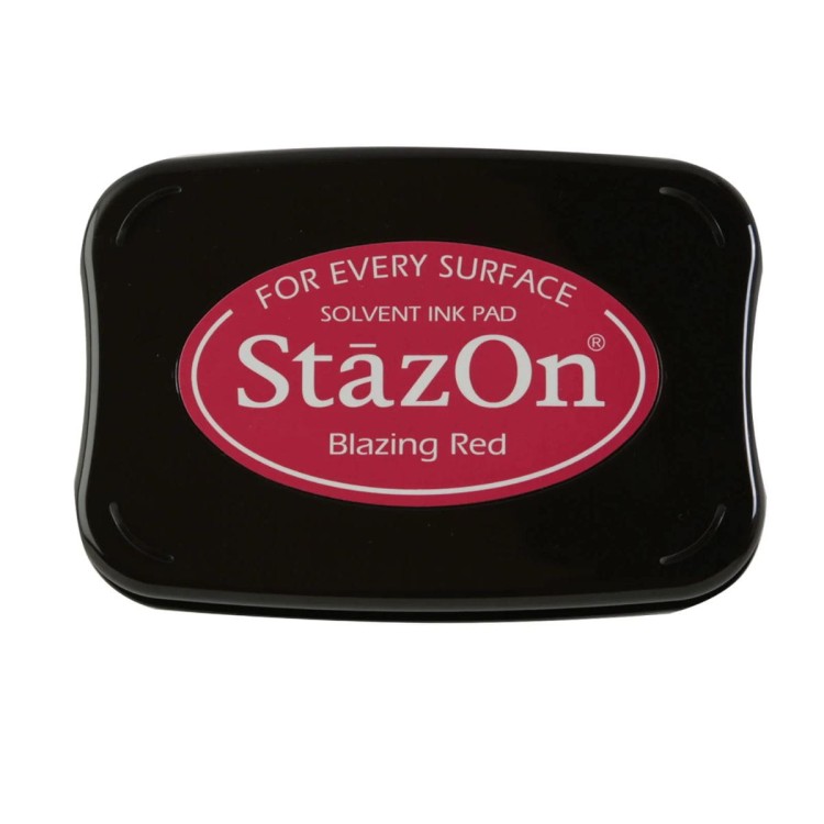 Tusz StazOn Blazing Red - Ognista Czerwień
