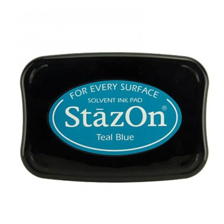 Tusz StazOn Teal Blue - Morska Zieleń