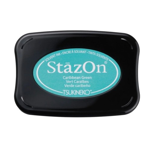 Tusz StazOn Caribbean Green - Turkusowy