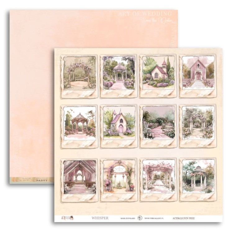 Papiery scrapbookingowe Memories Moments Whisper - UHK Gallery - 30x30 cm