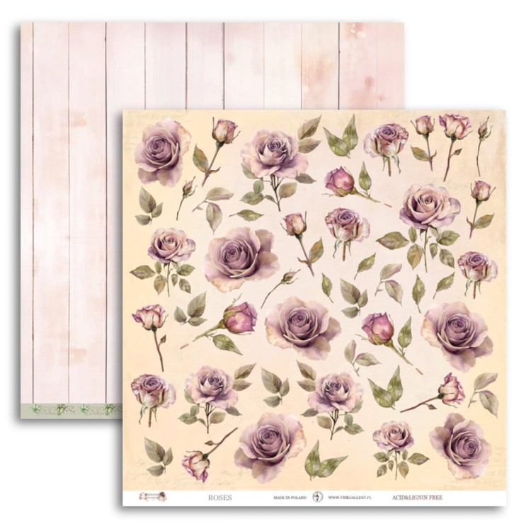 Papiery scrapbookingowe Memories Moments Roses - UHK Gallery - 30x30 cm