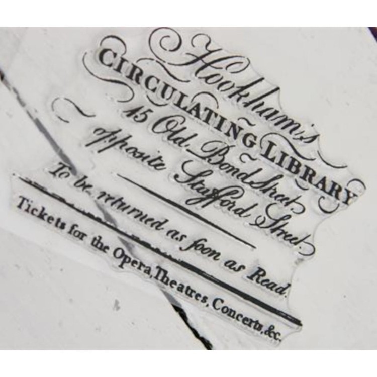 Stempel Silikonowy VP Stamp - Text Hookham’s