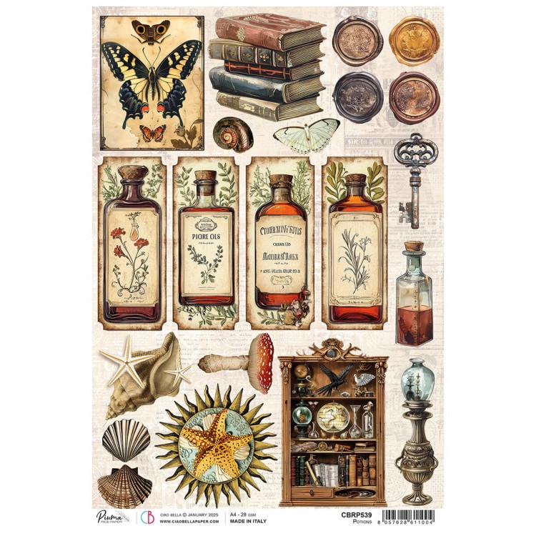 Papier Ryżowy A4 Potions - Ciao Bella
