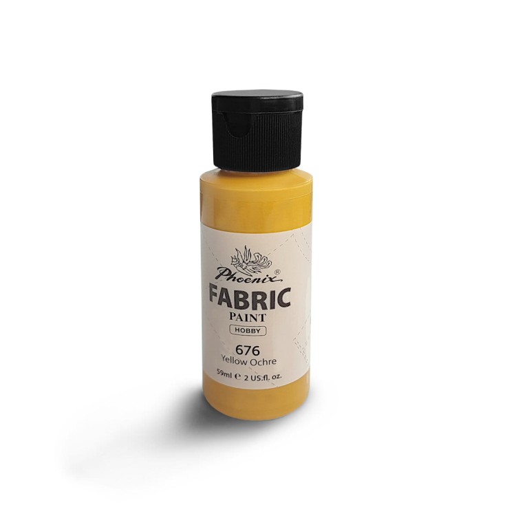Farba do Ubrań Phoenix - Ochra Żółta (Yellow Ochre) 59ml
