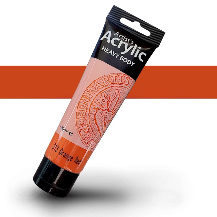 Farba akrylowa Phoenix HB - Orange Red 313 100ml
