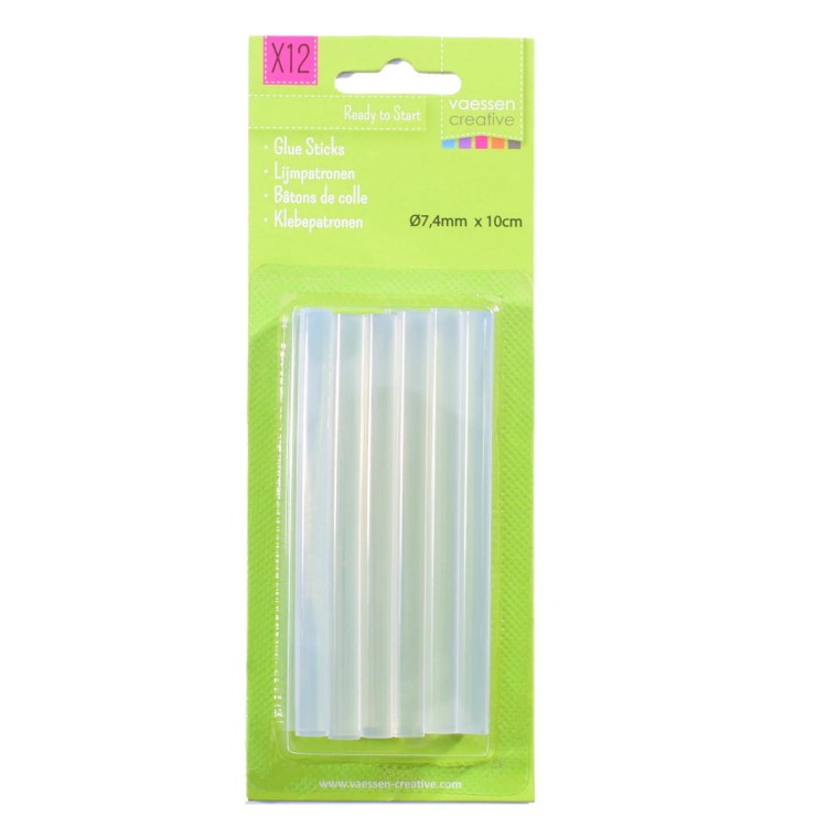 Klej na gorąco 7,4x100 mm 12 sztuk - Veassen Creative