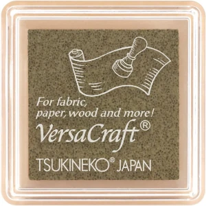 Poduszka z tuszem do tkanin Linen (Len/Beż) - VersaCraft Small Tsukineko