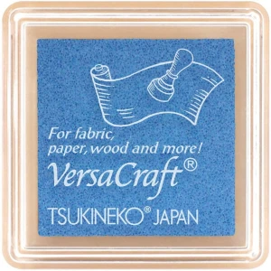 Poduszka z tuszem do tkanin Spring Sky (Błękitny) - VersaCraft Small Tsukineko