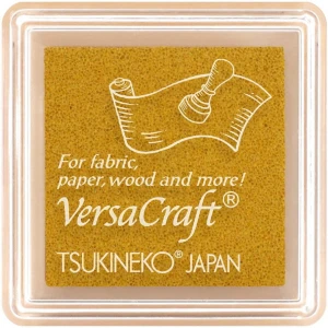 Poduszka z tuszem do tkanin Mustard Yellow (Żółty Musztardowy) - VersaCraft Small Tsukineko