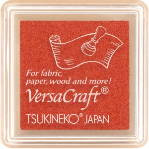Poduszka z tuszem do tkanin Peach (Brzoskwiniowy) - VersaCraft Small Tsukineko