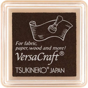 Poduszka z tuszem do tkanin Cocoa (Kakaowy) - VersaCraft Small Tsukineko
