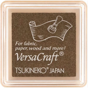 Poduszka z tuszem do tkanin Cafe au lait (Kawa z Mlekiem) - VersaCraft Small Tsukineko