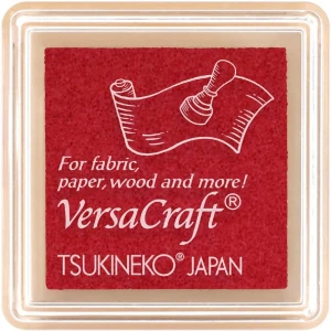 Poduszka z tuszem do tkanin Ruby (Rubinowy) - VersaCraft Small Tsukineko