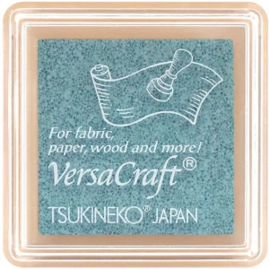 Poduszka z tuszem do tkanin Rain Drop (Szaroniebieski) - VersaCraft Small Tsukineko