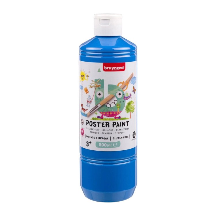 Farba Plakatowa Jasnoniebieska 500 ml