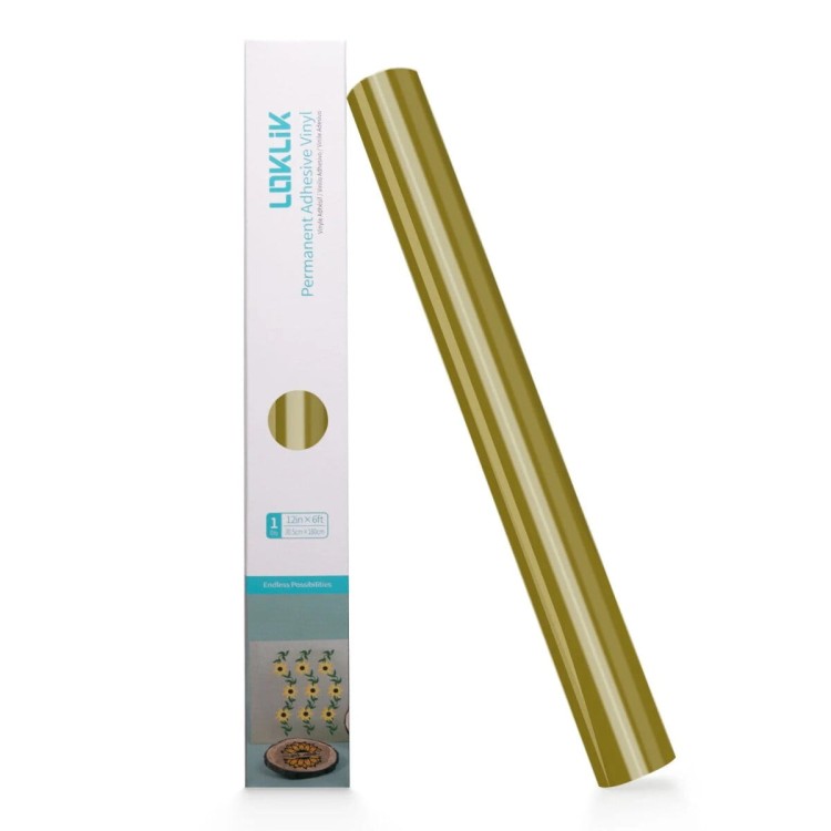 Folia winylowa samoprzylepna z połyskiem (Glossy) - Złota