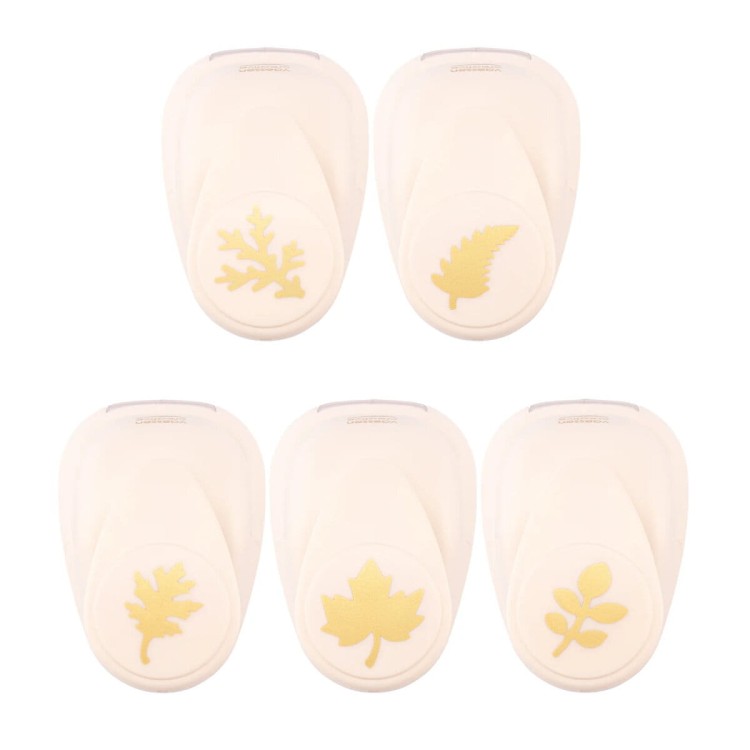 Zestaw dziurkaczy Vaessen Creative Jesienne Liście 5 sztuk