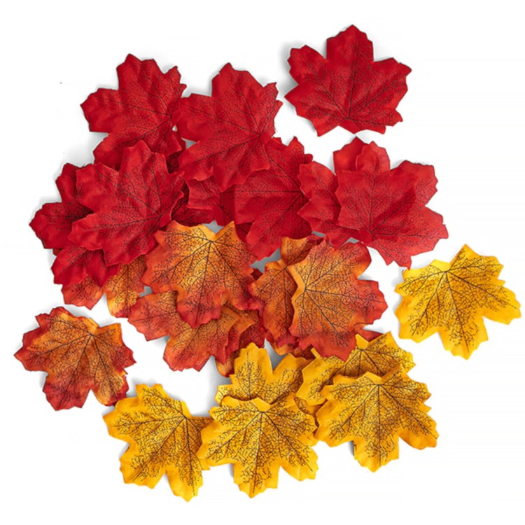 Liście Klonu Jesienne dpCraft 7-8 cm 50 sztuk