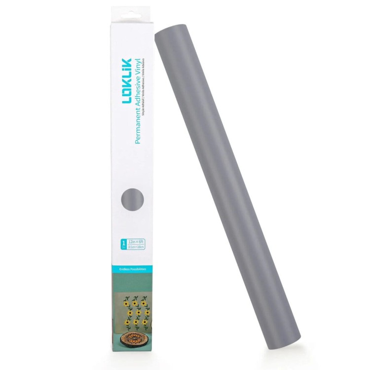 Folia winylowa samoprzylepna Jasnoszara Matowa LOKLiK 30,5 x 180 cm