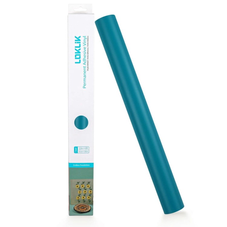 Folia winylowa samoprzylepna Turkusowa Matowa LOKLiK 30,5 x 180 cm