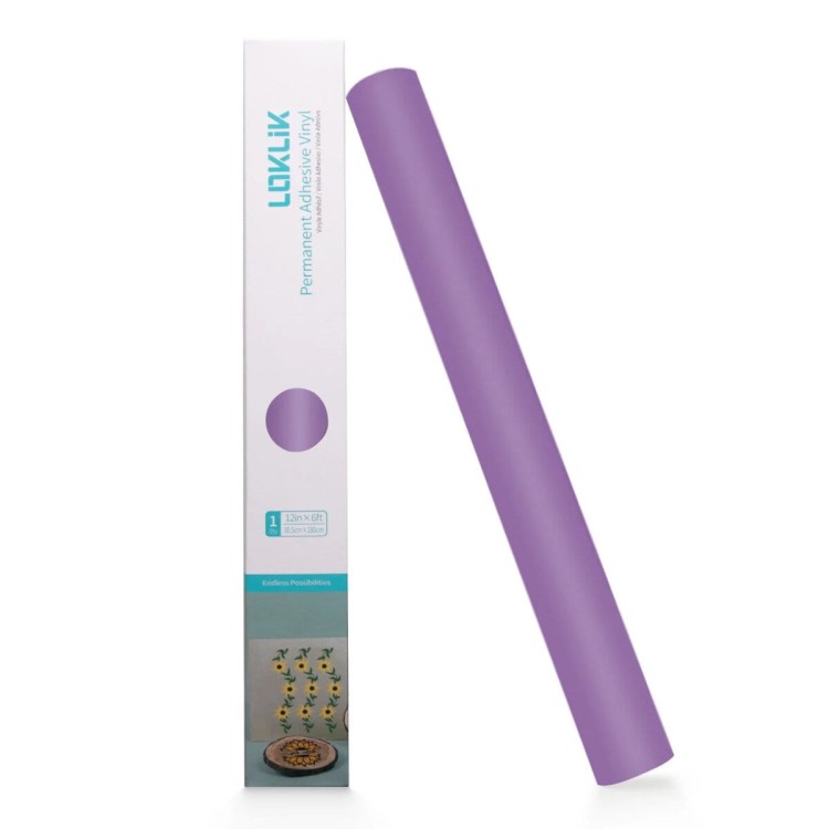 Folia winylowa samoprzylepna Jasnofioletowa Matowa LOKLiK 30,5 x 180 cm