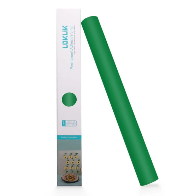 Folia winylowa samoprzylepna Zielona Matowa LOKLiK 30,5 x 180 cm