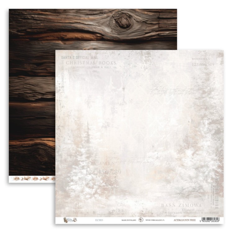 Papiery scrapbookingowe White Whispers Echo UHK Gallery 30 x 30 cm