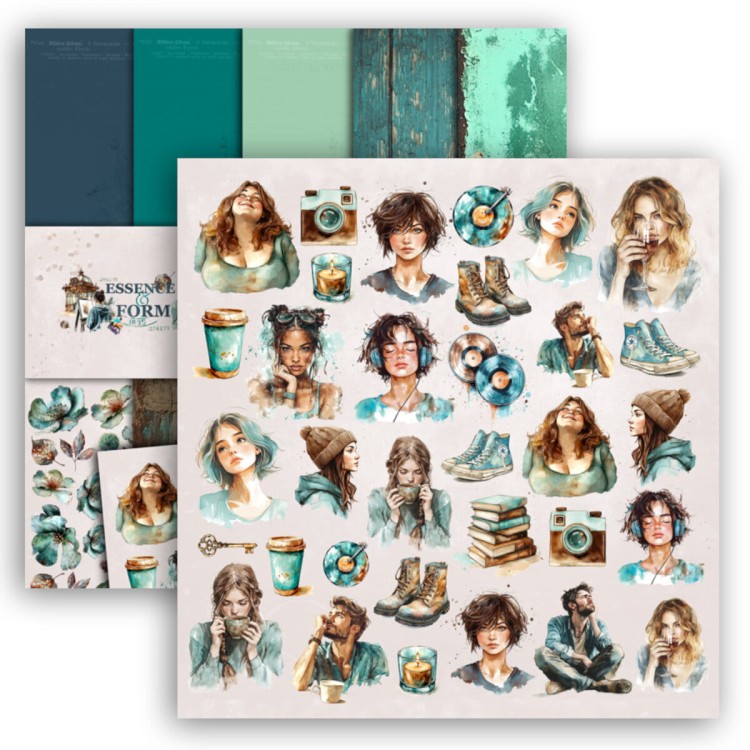 Papiery scrapbookingowe Essence and Form Okładka UHK Gallery 30 x 30 cm