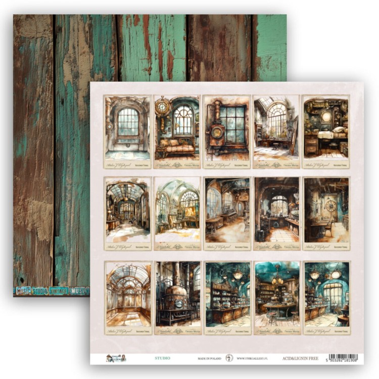 Papiery scrapbookingowe Essence and Form Studio UHK Gallery 30 x 30 cm