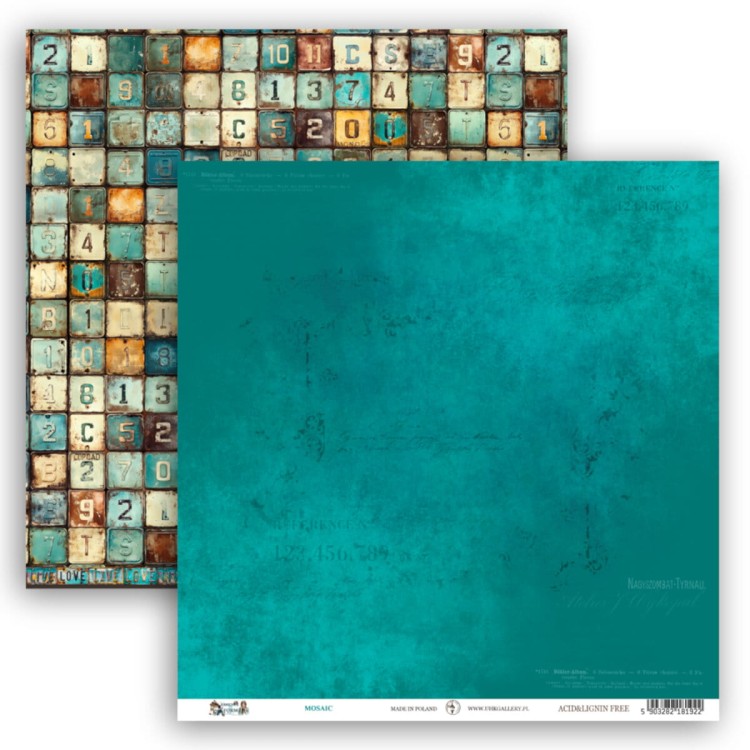 Papiery scrapbookingowe Essence and Form Mosaic UHK Gallery 30 x 30 cm