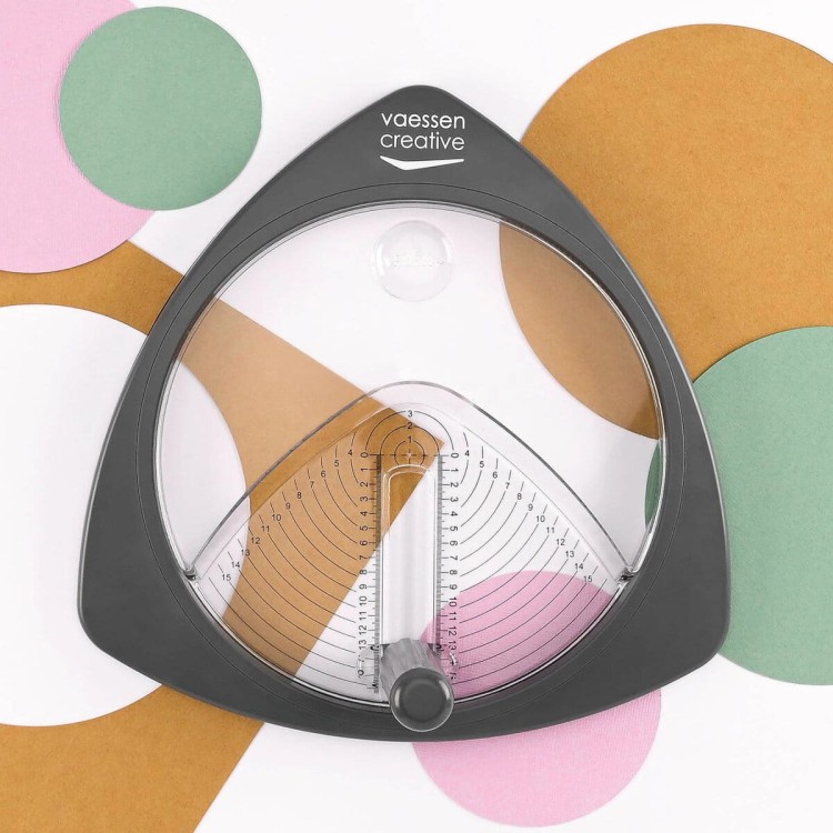 Wycinarka do kółek z papieru Grafitowa Vaessen Creative 15 cm