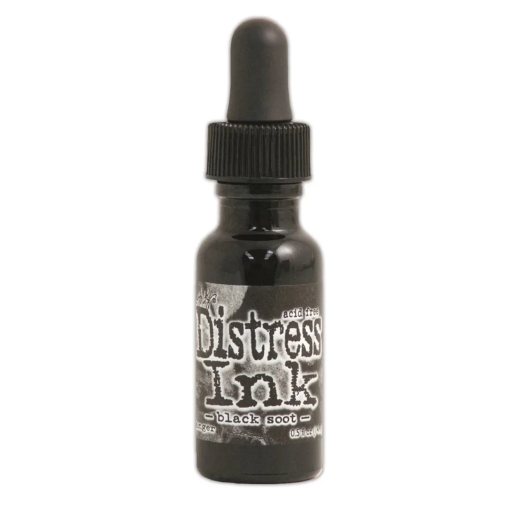 Uzupełniacz Reinker Distress Ink Tim Holtz Black Soot 14 ml