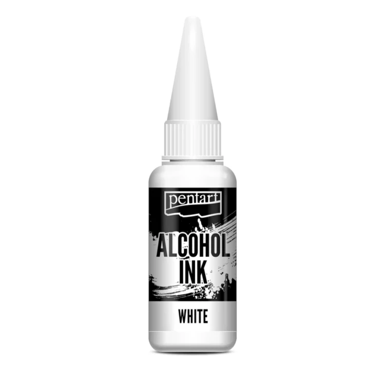 Tusz alkoholowy Media Ink Pentart White biały 20 ml