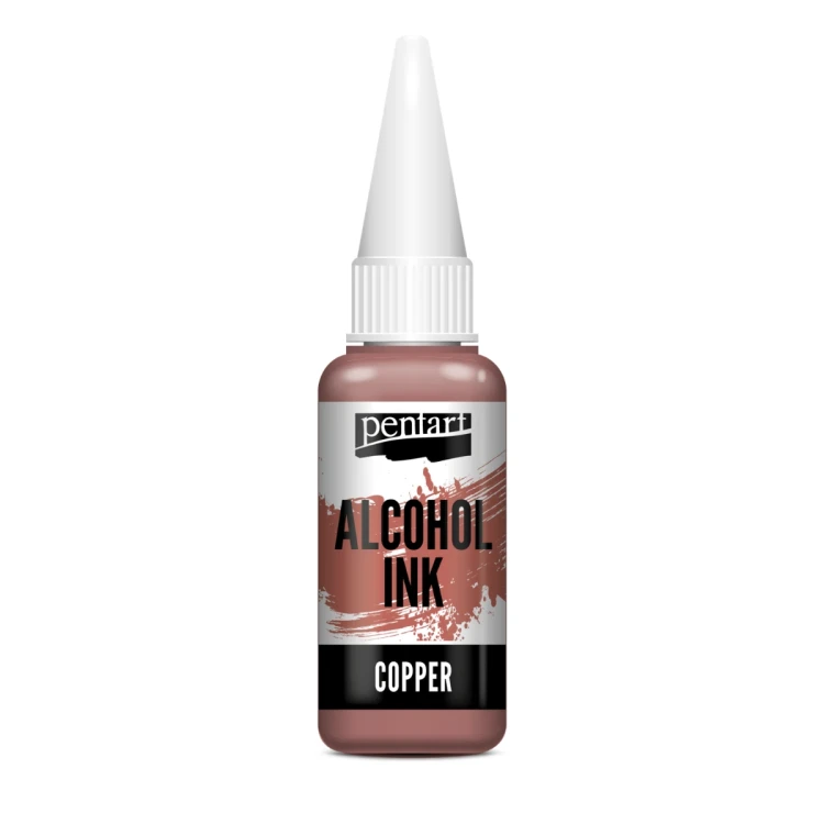 Tusz alkoholowy Metaliczny Media Ink Pentart Copper miedziany 20 ml