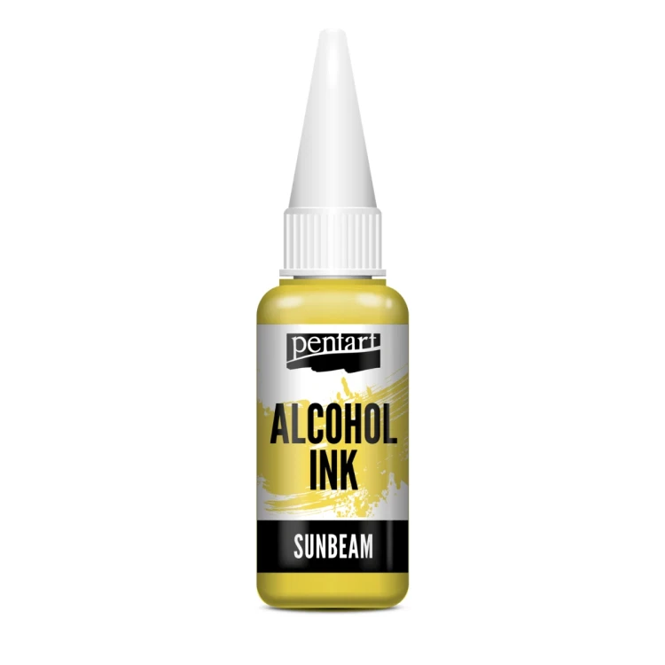 Tusz alkoholowy Media Ink Pentart Sunbeam słoneczny żółty 20 ml