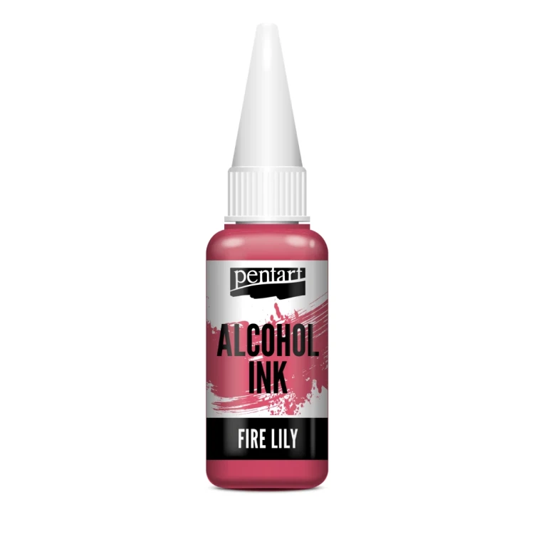 Tusz alkoholowy Media Ink Pentart Fire Lily ognista lilia 20 ml