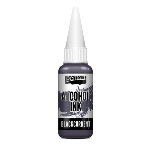 Tusz alkoholowy Media Ink Pentart Blackcurrent czarna porzeczka 20 ml