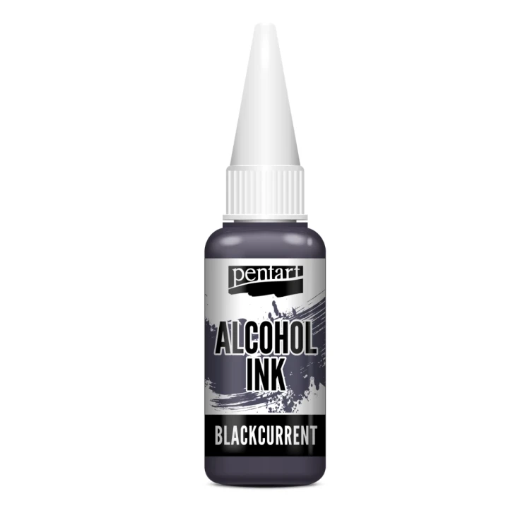Tusz alkoholowy Media Ink Pentart Blackcurrent czarna porzeczka 20 ml