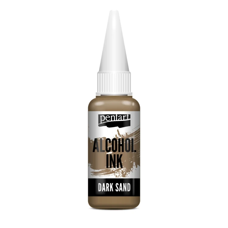 Tusz alkoholowy Media Ink Pentart Dark Sand ciemny piaskowy 20 ml