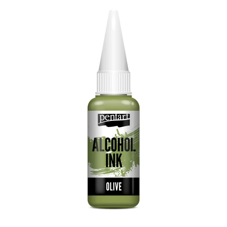 Tusz alkoholowy Media Ink Pentart Olive oliwkowy 20 ml
