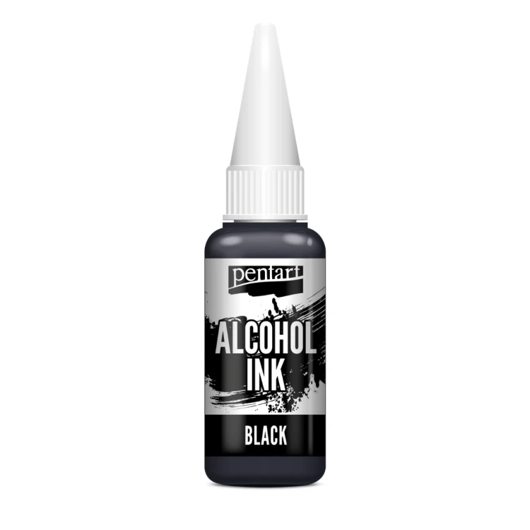 Tusz alkoholowy Media Ink Pentart Black czarny 20 ml