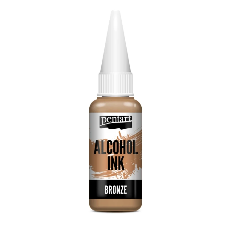 Tusz alkoholowy Metaliczny Media Ink Pentart Bronze brązowy 20 ml