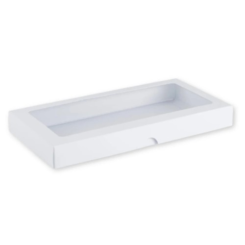 Pudełko z okienkiem DL Białe niskie 11 x 22 cm Rzeczy z Papieru