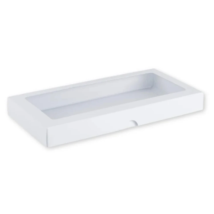 Pudełko z okienkiem DL Białe niskie 11 x 22 cm Rzeczy z Papieru