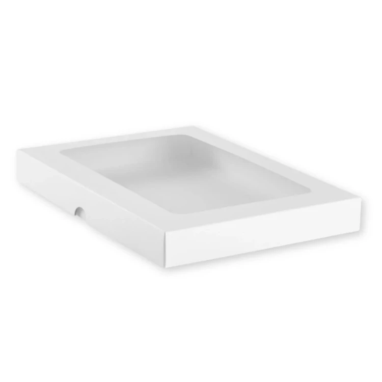 Pudełko z okienkiem A5 Białe niskie 15,8 x 22 cm Rzeczy z Papieru