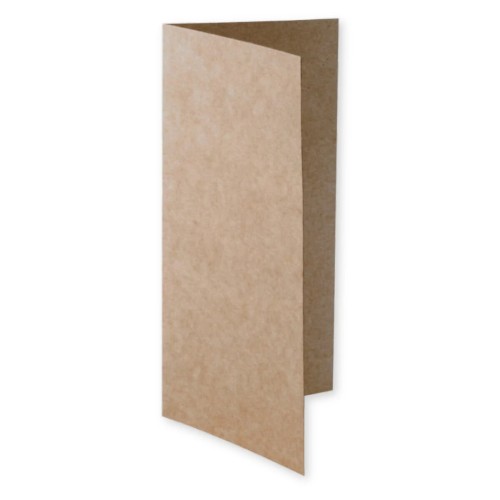 Baza do kartki DL Pozioma Kraft 10 x 21 cm Rzeczy z Papieru