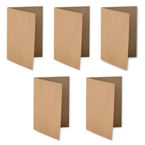 Baza do kartki A5 Kraft 14,8 x 21cm Rzeczy z Papieru 5 sztuk