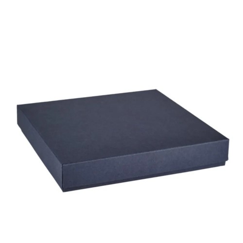 Pudełko Granatowe pełne niskie – kwadratowe 15x15cm